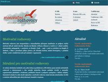 Tablet Screenshot of motivacnirozhovory.cz